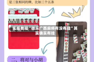 实操教程“微乐广西麻将有没有挂”其实确实有挂