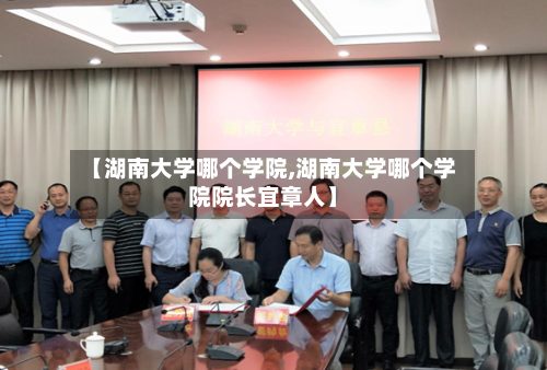 【湖南大学哪个学院,湖南大学哪个学院院长宜章人】-第1张图片