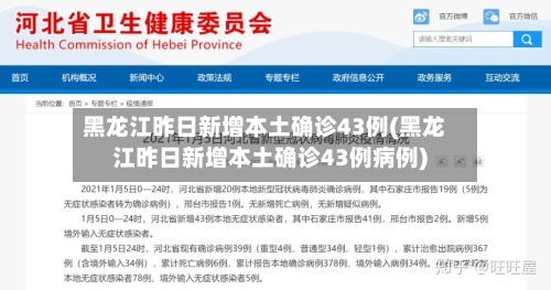 黑龙江昨日新增本土确诊43例(黑龙江昨日新增本土确诊43例病例)-第3张图片