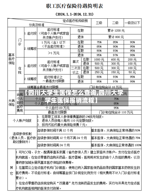 【四川大学生医保怎么查询,四川大学学生医保报销流程】-第1张图片