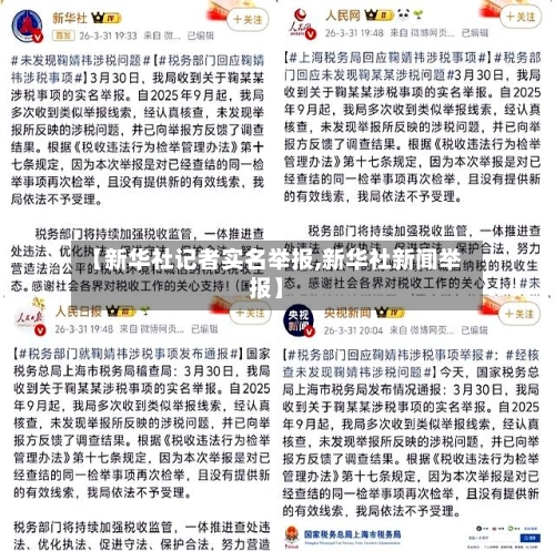 【新华社记者实名举报,新华社新闻举报】-第3张图片