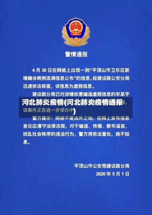 河北肺炎疫情(河北肺炎疫情通报)-第1张图片