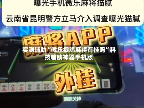 实测辅助“微乐捉鸡麻将有挂吗”科技辅助神器手机版-第2张图片