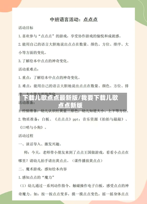 下载儿歌点点最新版/我要下载儿歌点点新版-第1张图片