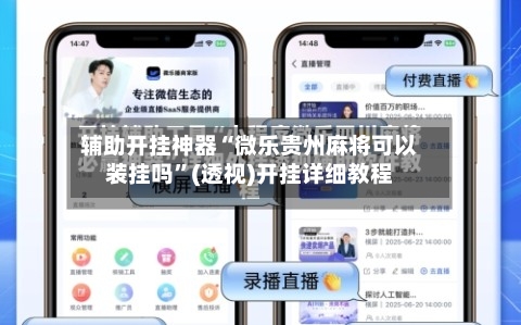 辅助开挂神器“微乐贵州麻将可以装挂吗	”(透视)开挂详细教程-第1张图片