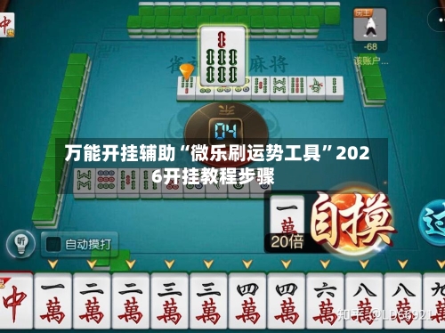 万能开挂辅助“微乐刷运势工具”2026开挂教程步骤-第1张图片