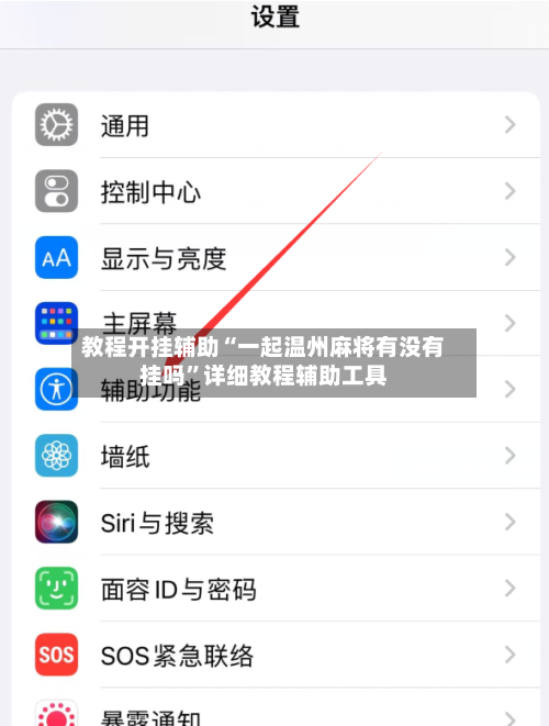 教程开挂辅助“一起温州麻将有没有挂吗”详细教程辅助工具-第3张图片