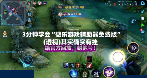 3分钟学会“微乐游戏辅助器免费版”(透视)其实确实有挂-第2张图片