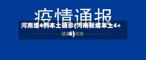 河南增4例本土确诊(河南新增本土4+4)-第1张图片