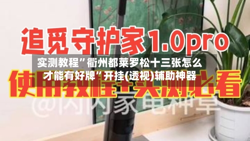 实测教程	”衢州都莱罗松十三张怎么才能有好牌”开挂(透视)辅助神器-第2张图片