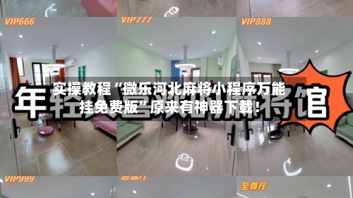 实操教程“微乐河北麻将小程序万能挂免费版”原来有神器下载！-第2张图片