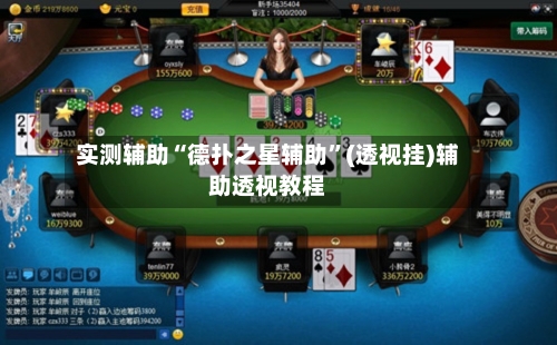 实测辅助“德扑之星辅助”(透视挂)辅助透视教程-第3张图片