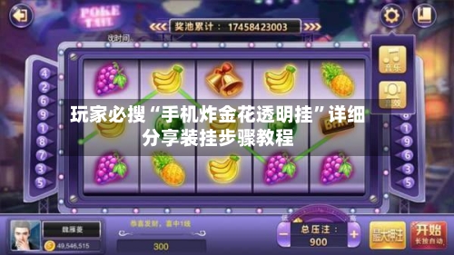 玩家必搜“手机炸金花透明挂	”详细分享装挂步骤教程-第1张图片