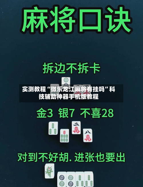 实测教程“微乐龙江麻将有挂吗”科技辅助神器手机版教程-第2张图片