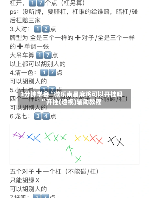 3分钟学会“微乐南昌麻将可以开挂吗	”开挂(透视)辅助教程-第1张图片