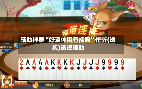 辅助神器“好运休闲有挂吗”作弊(透视)透视辅助-第1张图片