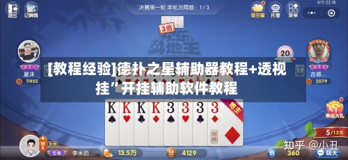 [教程经验]德扑之星辅助器教程+透视挂	”开挂辅助软件教程-第1张图片