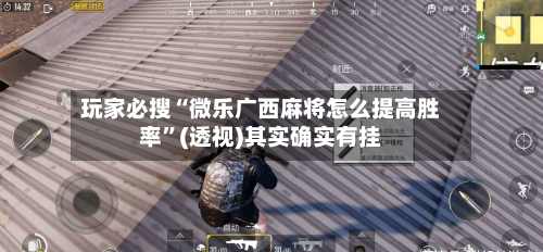 玩家必搜“微乐广西麻将怎么提高胜率”(透视)其实确实有挂-第2张图片