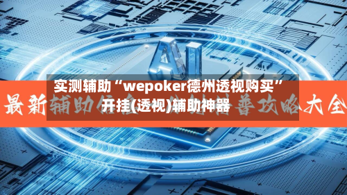 实测辅助“wepoker德州透视购买”开挂(透视)辅助神器-第2张图片