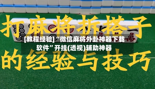[教程经验]“微信麻将外卦神器下载软件	”开挂(透视)辅助神器-第2张图片