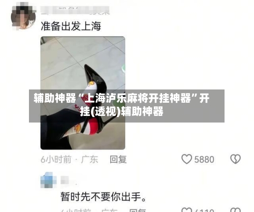 辅助神器“上海泸乐麻将开挂神器	”开挂(透视)辅助神器-第1张图片