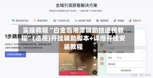 实操教程“白金岛湘潭辅助挂透视教程”(透视)开挂辅助脚本+详细开挂安装教程-第1张图片