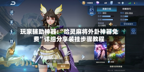 玩家辅助神器:“哈灵麻将外卦神器免费”详细分享装挂步骤教程-第1张图片