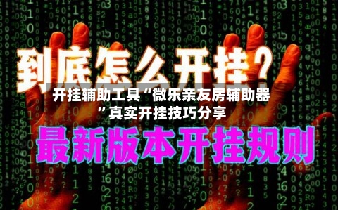 开挂辅助工具“微乐亲友房辅助器”真实开挂技巧分享-第2张图片