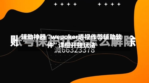 辅助神器“wepoker透视作弊辅助软件”详细开挂玩法-第2张图片