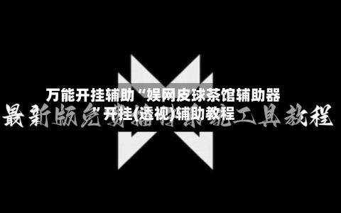 万能开挂辅助“娱网皮球茶馆辅助器”开挂(透视)辅助教程-第3张图片