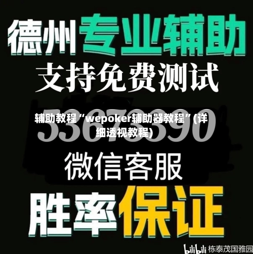 辅助教程“wepoker辅助器教程	”(详细透视教程)-第1张图片