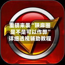 重磅来袭“陕麻圈是不是可以作弊	”详细透视辅助教程-第2张图片