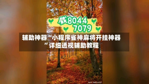 辅助神器“小程序雀神麻将开挂神器	”详细透视辅助教程-第2张图片