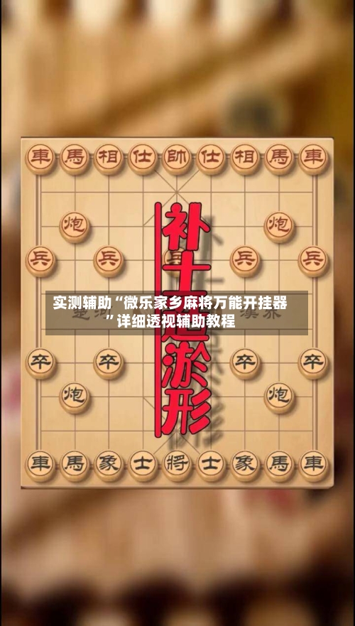 实测辅助“微乐家乡麻将万能开挂器	”详细透视辅助教程-第1张图片