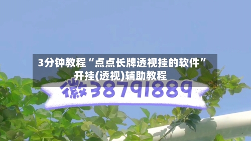 3分钟教程“点点长牌透视挂的软件”开挂(透视)辅助教程-第3张图片