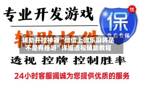 辅助开挂神器“微信上微乐麻将是不是有挂呀”详细透视辅助教程-第2张图片