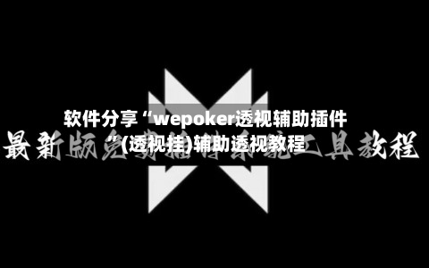 软件分享“wepoker透视辅助插件”(透视挂)辅助透视教程-第2张图片
