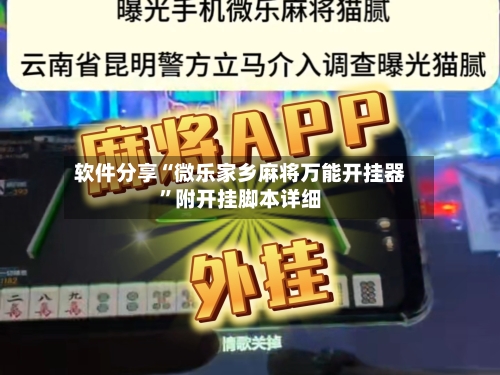 软件分享“微乐家乡麻将万能开挂器”附开挂脚本详细-第1张图片