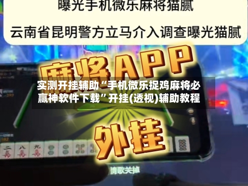 实测开挂辅助“手机微乐捉鸡麻将必赢神软件下载”开挂(透视)辅助教程-第3张图片