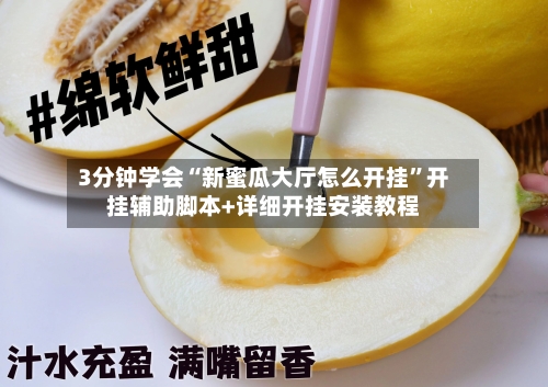 3分钟学会“新蜜瓜大厅怎么开挂	”开挂辅助脚本+详细开挂安装教程-第1张图片