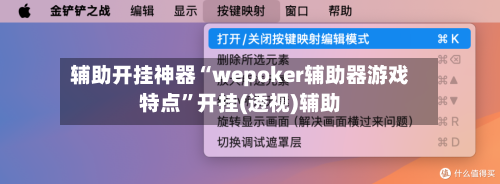辅助开挂神器“wepoker辅助器游戏特点	”开挂(透视)辅助-第2张图片