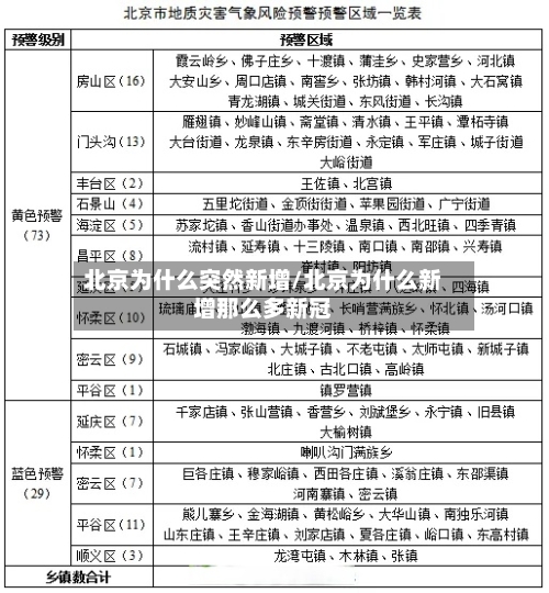 北京为什么突然新增/北京为什么新增那么多新冠-第2张图片