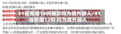 31省新增10例确诊均为境外输入/31省新增12例 均为境外输入-第3张图片
