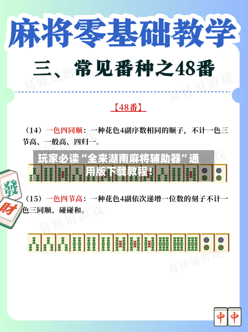 玩家必读“全来湖南麻将辅助器”通用版下载教程！-第2张图片