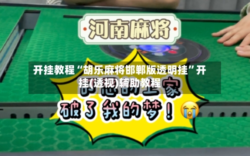 开挂教程“胡乐麻将邯郸版透明挂”开挂(透视)辅助教程-第2张图片