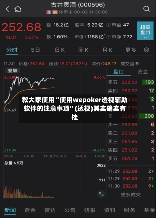 教大家使用“使用wepoker透视辅助软件的注意事项”(透视)其实确实有挂-第1张图片