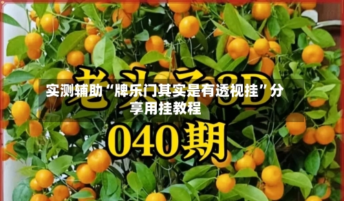 实测辅助“牌乐门其实是有透视挂”分享用挂教程-第1张图片