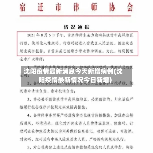 沈阳疫情最新消息今天新增病例(沈阳疫情最新情况今日新增)-第2张图片