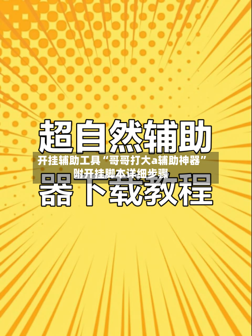 开挂辅助工具“哥哥打大a辅助神器	”附开挂脚本详细步骤-第2张图片