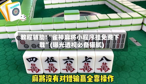 教程辅助!“雀神麻将小程序挂免费下载	”(曝光透视必备猫腻)-第1张图片